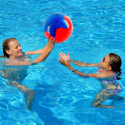 AXBMM 12PCS Spider Web Beach Ball 8 Inch for Kids Summer Pool Party Supplies|Spider Birthday Decorations|Bulk Spider-Themed Party Favors,Beach Games,Class Celebration,Outdoor Activities Gift Ideas