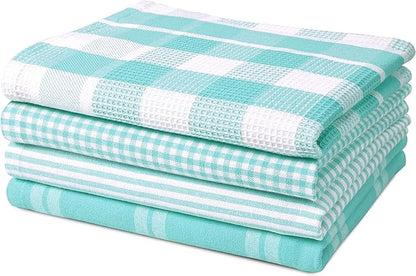 LANE LINEN 100% Cotton Kitchen Dish Cloths, Ultra Soft Absorbent Quick Drying
