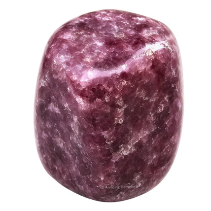 Amazing Gemstone Lepidolite Crystals&Healing Stones - 1oz Lepidolite Stone Gem Stones, Healing Stones for Energy Balance, Stress Relief - Premium Polished Gems Rocks for Meditation&Wellness
