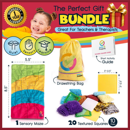 Autism & Prosperity Quiet & Educative Sensory Special Education Classroom Must Haves – Autism Toys Autism Products & Gifts, Sensory Toys for Kids with Autism Toddler Ages 3 4 5 7 8 12