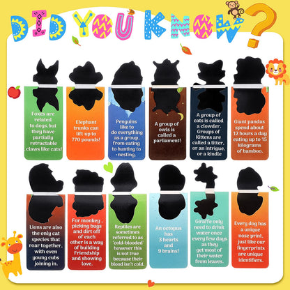Sepamoon 48 Pcs Animal Magnetic Bookmarks, Cute Page Markers for Classroom Rewards, Teacher Prize Supplies, Reading Incentives, Party Favors, Book Lovers Gifts Bulk