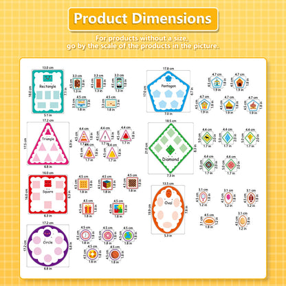 Ai fsem Shape Sorting Flannel Board for the Classroom Felt Story Board Pieces Speech Therapy Materials Teacher Supplies Felt Shapes for Crafts