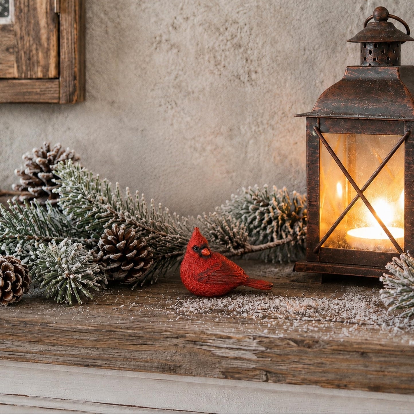 The Bridge Collection Mini Cardinal Figurine- Red Memorial Bird Decor