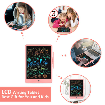 LCD Writing Tablet for Kids Doodle Board with Bag, Electronic Digital Colorful Screen Drawing Tablet, Etch a LEYAOYAO 10-Inch Drawing Pad Sketch Pads, Toy - Gift for 3-6 Years Old Girls Boys