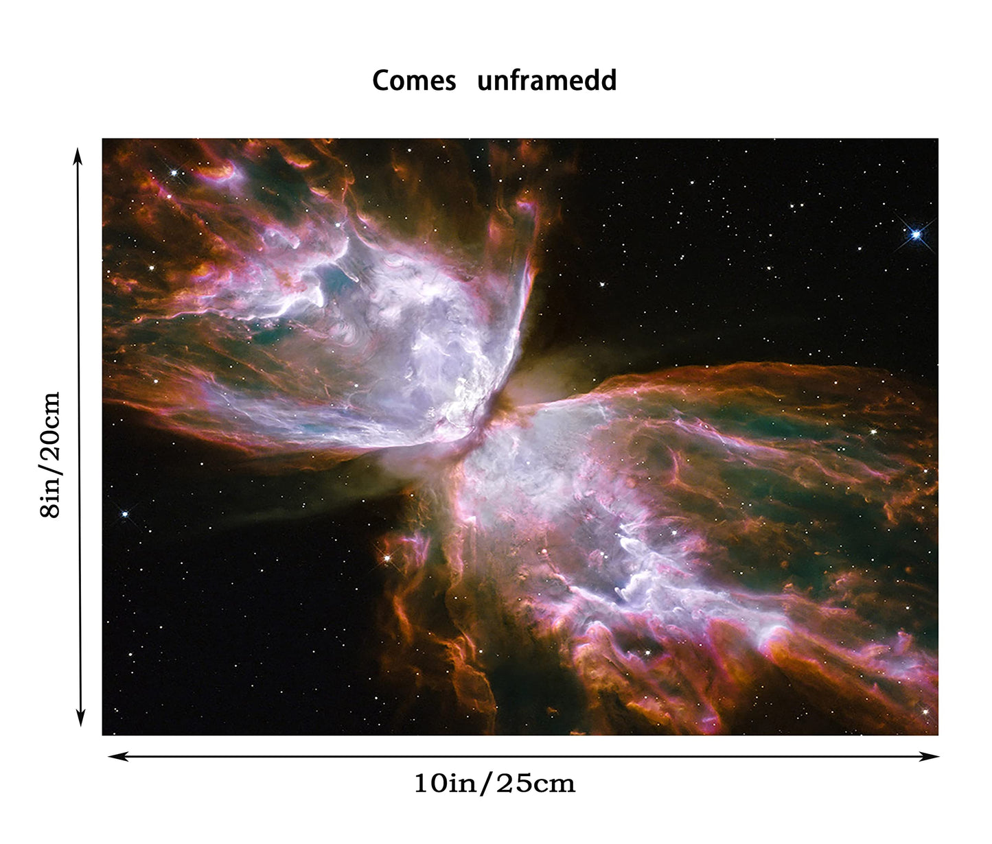 POUSREDE Universe Starry Sky Wall Art Outer Space Fantastic Nebula Galaxy Painting Pictures ，for Bedroom, Lvingroom, Bathroom Decor,Posters for Kids, Boys or Girls Room Set of 9 (8" x10") Unframed