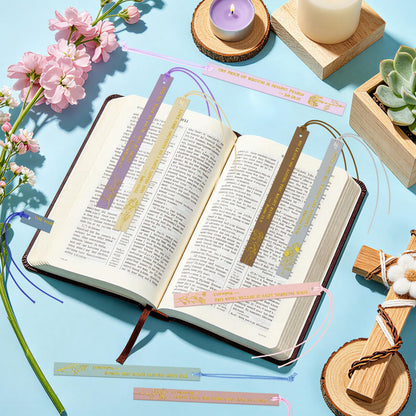 Bible Bookmark Christian Bookmarks, Pretty Bulk Leather Page Markers Religious Verse Scripture Book Marks for Reading Women Men Adults Book Lovers Christian Gifts Personalized Inspirational(20pcs)
