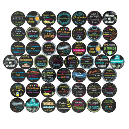 Spanish Positive Affirmation Chips - Positive Reinforcement for Children and Students - Set of 100