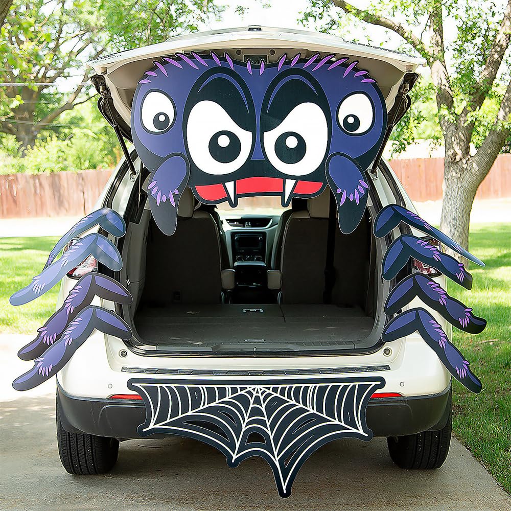 Value Spider Trunk-or-Treat Decorating Kit - 12 Pc