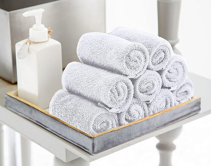 Utopia Towels 24 Pack Cotton Washcloths Set, 100% Ring Spun Cotton, Highly