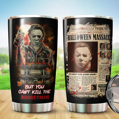 MARSANA Horror Tumbler - 20oz Stainless Steel Halloween Cup - Horror Mug - Gift for Adults