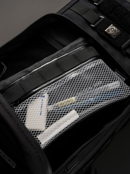 TACTICAL_GEEK Storage A16 EDC Pouch, Waterproof Nylon Organizer, Multifunctional Utility Zipper Bag, Semi-Transparent Mesh Pouch for Storing Small tools, Daily Necessities