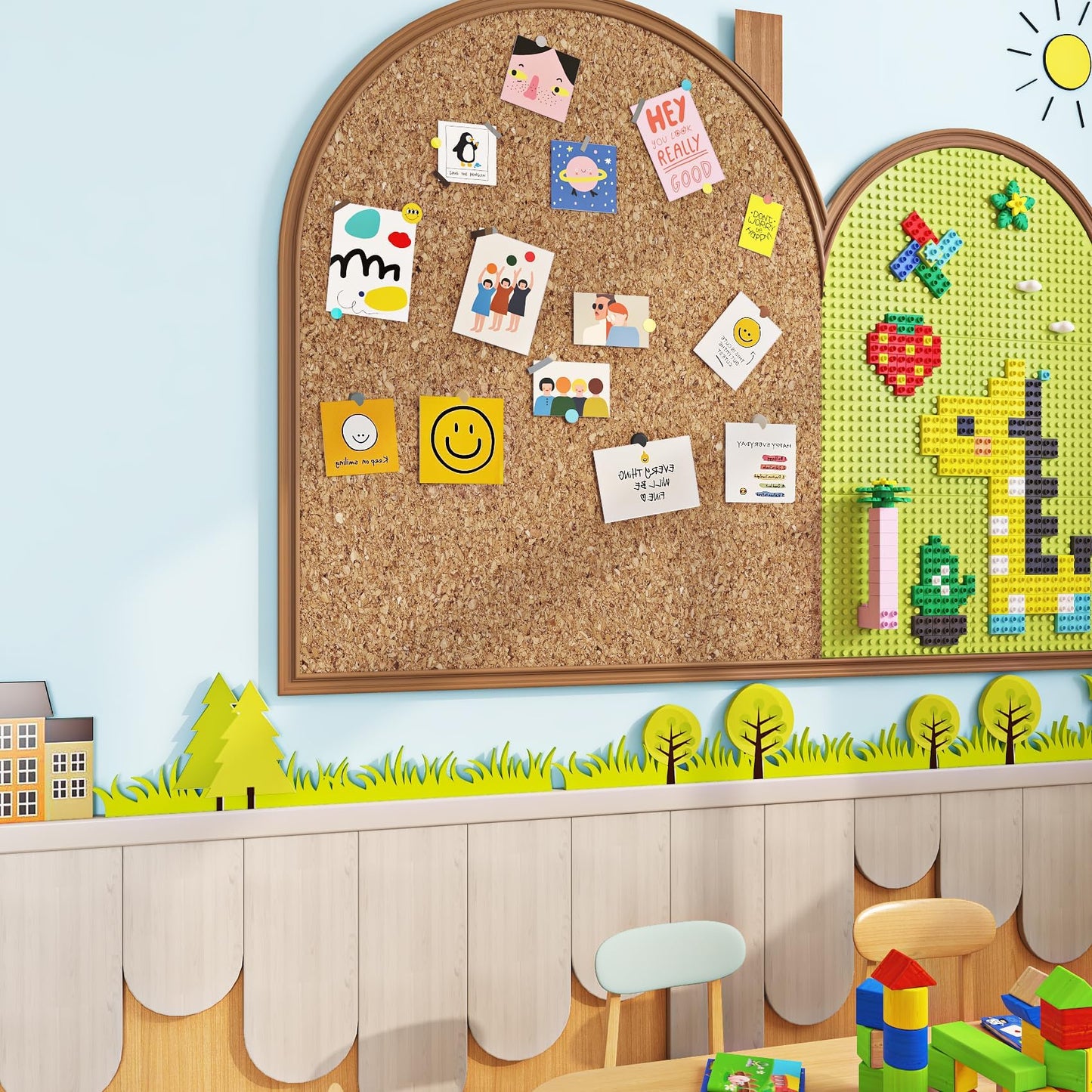 ReWallpaper Cork Board Roll Peel and Stick 3mm Thick Self Adhesive Cork Sheet Easy Cut Bulletin Board for Wall Crafts DIY Coasters Shelf Drawer Liner Home Office School Notes Photos Use 12in x 3.9ft