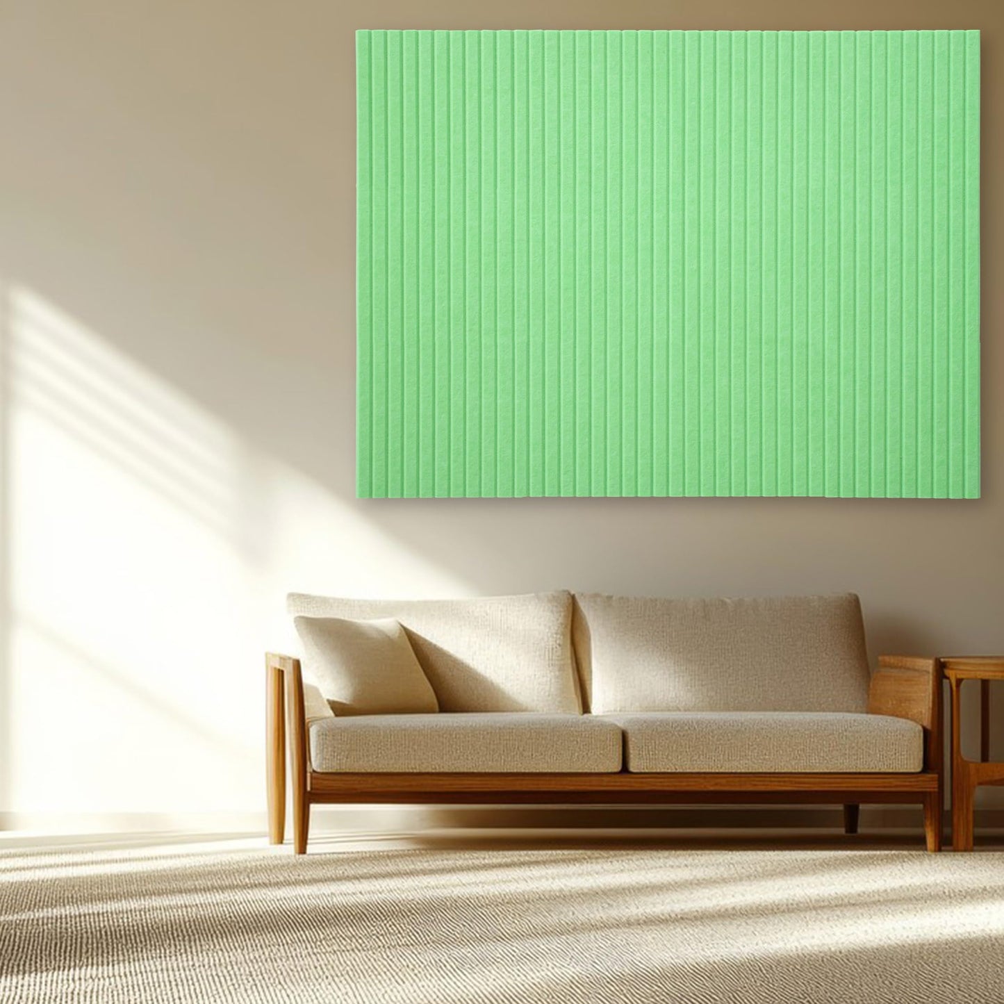 YOUDEFUL Large Cork Board Alternative-12 Pcs Self-Adhesive Felt Bulletin Board Tiles, Felt Pin Board Cork Board Tiles for Home Office Wall Decor, Tack Board 47"x35" (Green