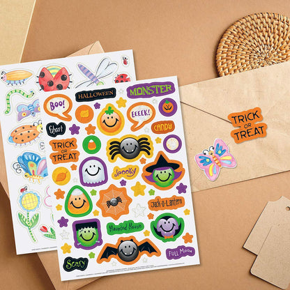 Current Year-Round Themed Sticker Variety Pack - 12 Sheets, 178 Assorted Stickers for Kids, Teachers, School, Scrapbooking, Journals, Monthly Planners, Calendars, Holiday Crafts & Greeting Cards