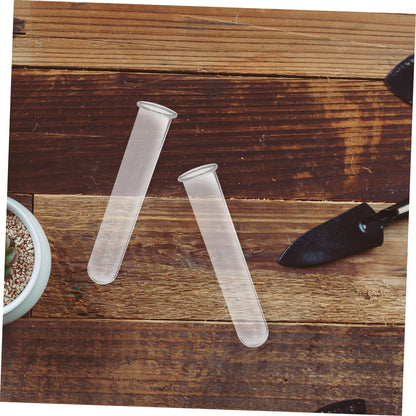 Kisangel 4pcs Glass Hydroponic Test Tube Vases for Indoor Plants Elegant Propagation Station for Home and Office Decor Small Terrarium Flower Holders for Fresh Greenery Display