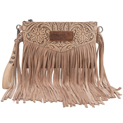 Wrangler Clutch Wristlet Fringe Purse Western Crossbody Bags for Women WG63-181KH