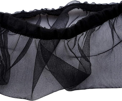 Sperrins Adjustable Bird Cage Cover,Seed Catcher Bird Cage Tidy Bird Cage Mesh Net Cover Skirt Guard for Parrot Parakeet Round Square Cages