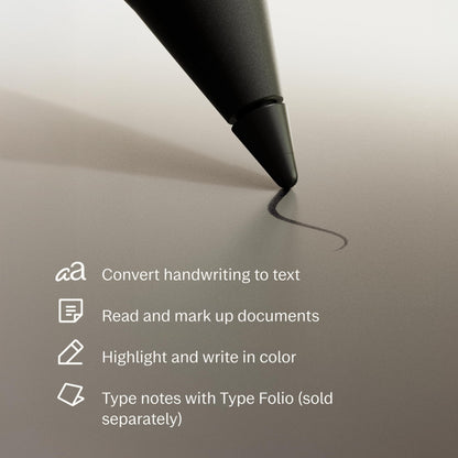reMarkable Paper Pro Bundle – Premium Leather | Includes 11.8” reMarkable Paper Tablet, Marker Plus Pen with Eraser, and a Book Folio Cover in Black Leather