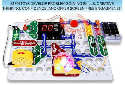 Snap Circuits “Arcade”, Electronics Exploration Kit, Stem Activities for Ages 8+, Full Color Project Manual (SCA-200)