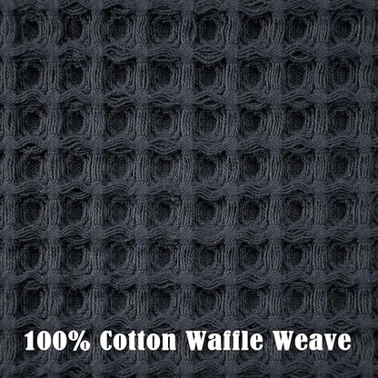 Jacquotha Waffle Hand Towels for Bathroom 2-Piece – Cotton Quick Dry Lint Free