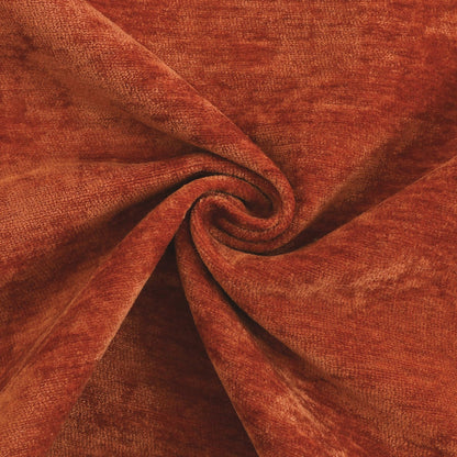 Jeneoo Terracotta Decorative Throw Pillow Covers Soft Chenille Comfy Solid Rust Couch Cushion Case Decor (Set of 2, 20 x 20 Inches)