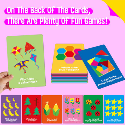 144 PCS Early Learning Flashcards,Double-Sided Cards—Alphabet,Numbers, Foods, Animals, Shapes, Colors, Home Objects, Speech Therapy Toys, Learning Tool for Kindergarten, Toddlers, Preschool Activities