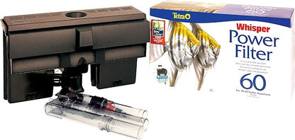 Tetra Whisper Power Filter 60 Gallons, Quiet 3-Stage Aquarium Filtration