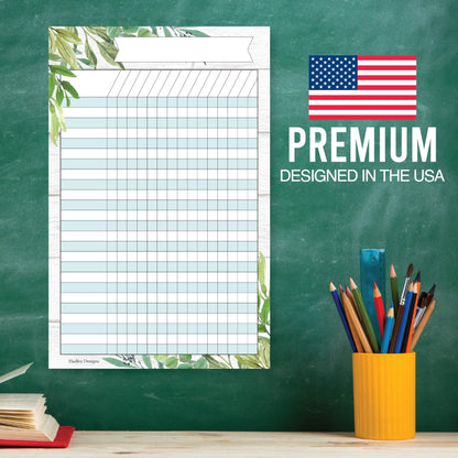Attendance Chart for Classroom Management - 8 Incentive Chart for Classroom Essentials, 11x17 Student Behavior Charts and Homework Tracker, Teachers Class Attendance and Assignments Log