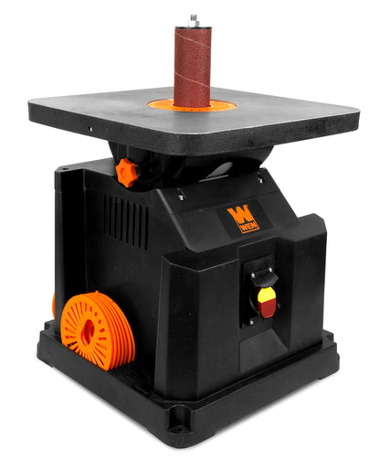 WEN AT6535 3.5-Amp Oscillating Spindle Sander with Extra Large Beveling Table Top