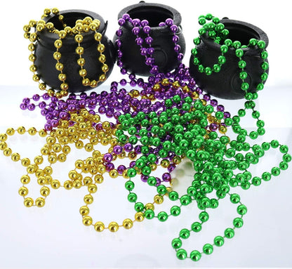 GiftExpress 24-Pack Mini Cauldron Candy Kettles, Novelty Treat Holders for St Patrick’s Day Pot of Gold and Halloween, Black Party Favor Containers