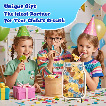 Yoink Reward Jar for Kids, Potty Training Reward Jar with 27 Fun Tokens, Potty Rewards for Toddlers Boys and Girls, Home and Classroom Good Behavior Management Tool