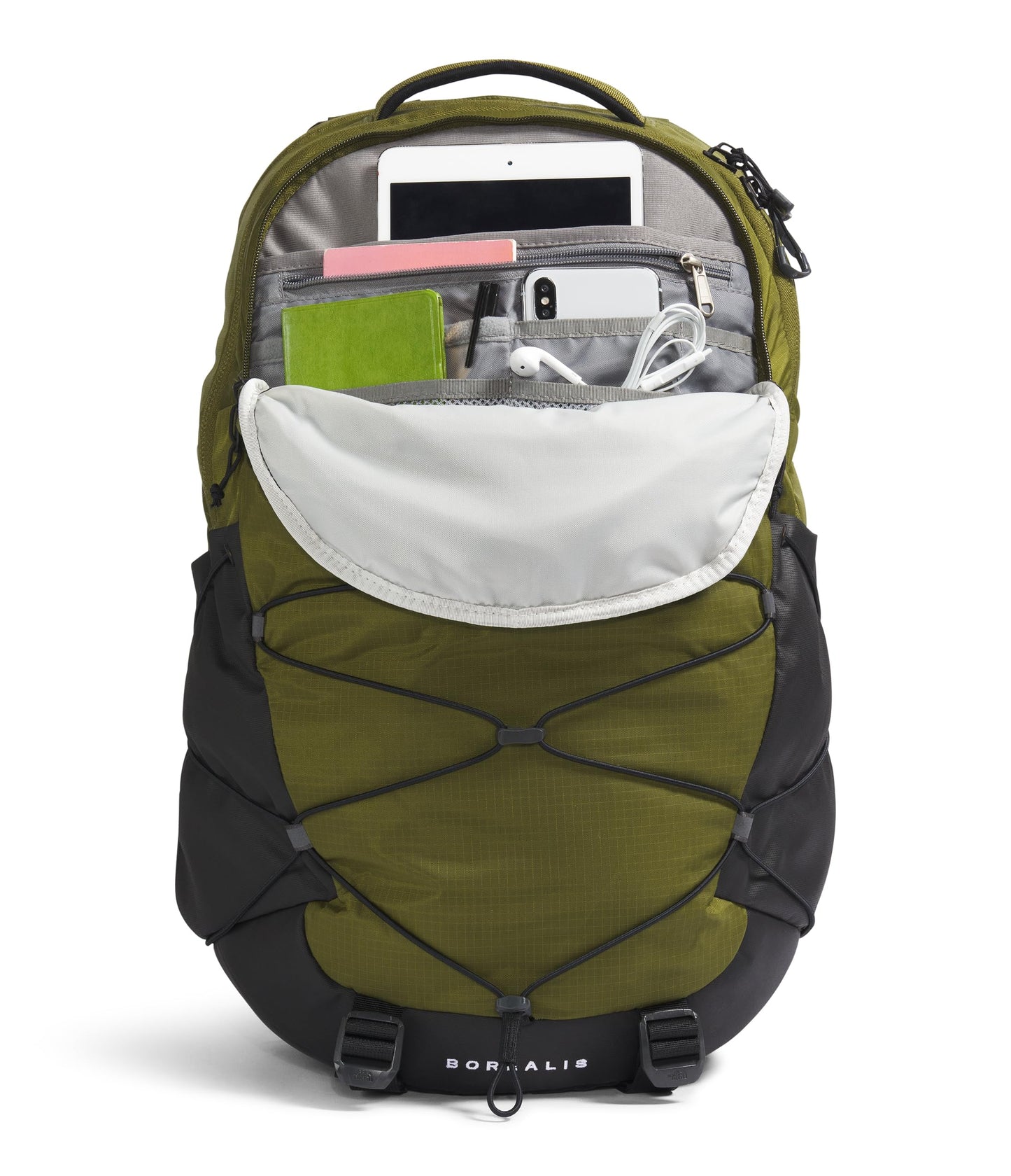 THE NORTH FACE Borealis Commuter Laptop Backpack, Forest Olive/TNF Black-NPF, One Size