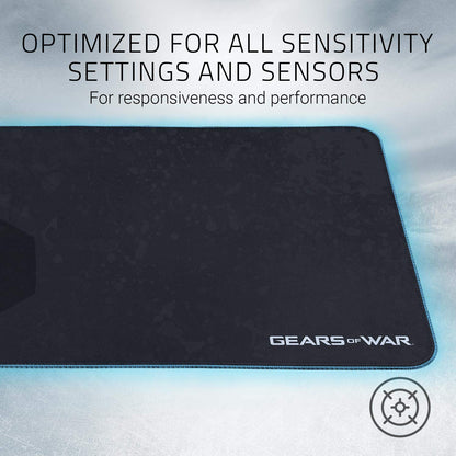 Razer Goliathus Extended Chroma Gaming Mouse Pad: Customizable Chroma RGB Lighting, Soft, Cloth Material, Balanced Control & Speed, Non-Slip Rubber Base, Gears of WAR 5 Edition