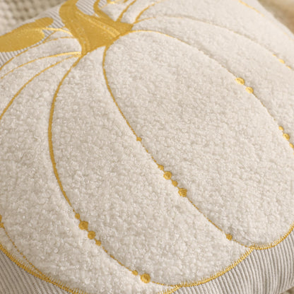 LUOYEHK Halloween Pillow Covers 18x18 Set of 2 Fall Pumpkin Decorative Throw Pillow Covers Thanksgiving Farmhouse Corduroy Cushion Covers for Couch Sofa Bed