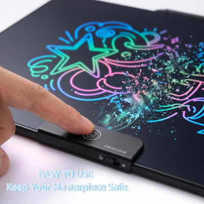 22 Inch Extra Large LCD Writing Tablet, Type-C Rechargeable Drawing Pad for Kids and Adults, Giant Electronic Doodle Board, Reusable Digital Whiteboard for Home Office & Gifts (Black)