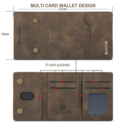SZHAIYU 2 in 1 Detachable Leather Phone Cases for Samsung Galaxy S24 Ultra 5G Case Wallet with Card Holder Men 6.8'' (Coffee, S24 Ultra)