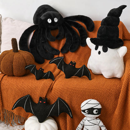 Bunny Chorus Halloween Decorations Spider Throw Pillows: Cute Black Spider Pillow Home Decor, Stuffed Large Plush Cushion Halloween Decorations Indoor for Home Sofa Bed Office Couch Living Room