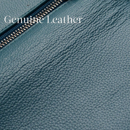 Bveyzi Ultra Slim Thin Leather RFID Blocking Credit Card Holder Bifold Clutch Wallets for Women (Lake Blue)