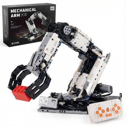 1029 PCS STEM Robotic Arm Kit for Kids Ages 8-16, Programmable DIY Robot Arm Building Toy with APP & Remote Control, Engineering Coding Robotics Kit, Educational Science Gift for Boys Girls
