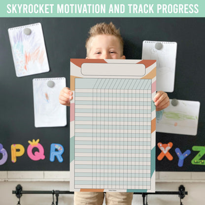 Attendance Chart for Classroom Management - 8 Incentive Chart for Classroom Essentials, 11x17 Student Behavior Charts and Homework Tracker, Teachers Class Attendance and Assignments Log
