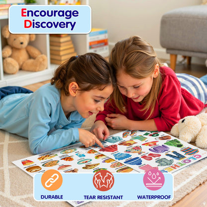 DeeDee's Workshop 16 Educational Posters vol. 2, Toddler Wall Decor, Daycare Essentials, Pre K Learning Materials (English vol. 2)