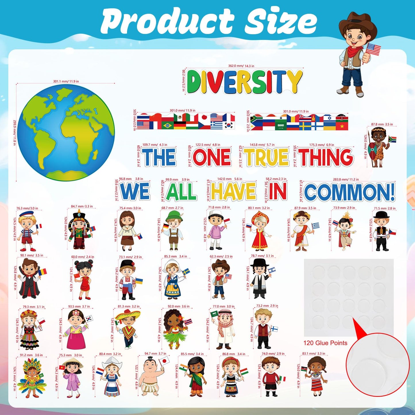 Diversity in Common Multicultural Bulletin Board Decorations Diversity Bulletin Board Decoration Earth Day Activities Educational Classroom Decor Paper Cutouts For Multicultural Classroom Decor