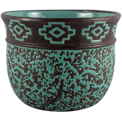 Blue Sky Ceramic Southerwest 6.5" Planter