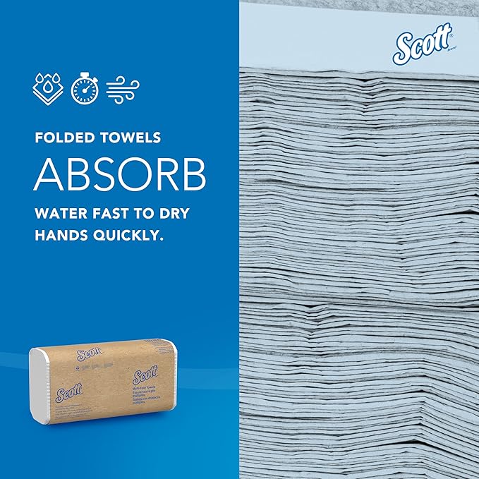 Scott Professional Universal Multifold Paper Towels, Absorbency Pockets