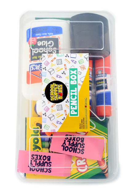 Back to School Essentials Supplies Kit Bundle for K-8 Students – 20-Piece First Day of School Must-Have Set with Notebooks, Pencils, Folders & More