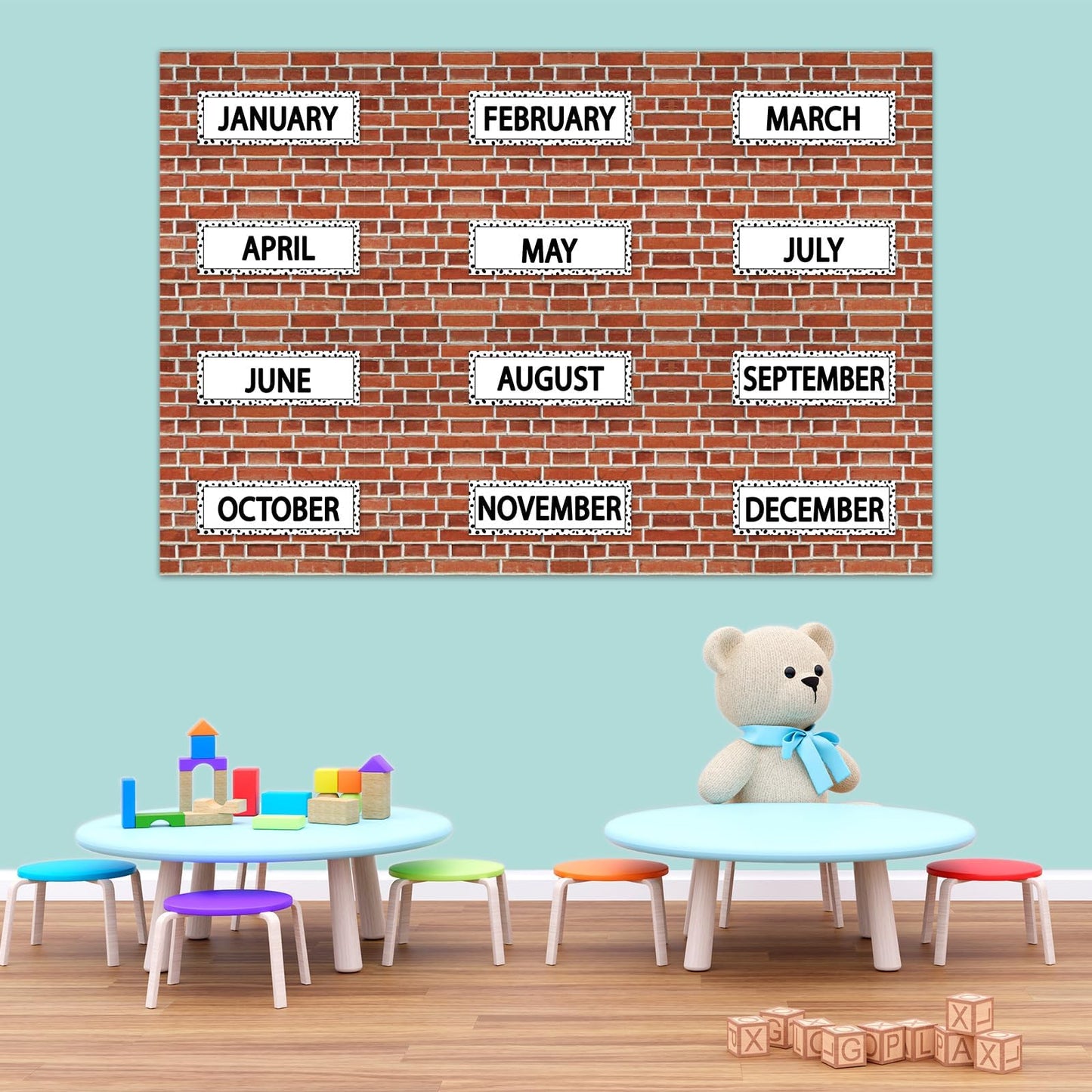Qyeahkj Red Brick Bulletin Board Paper Roll Fireplace Bulletin Board Background Paper Fade Resistant Chimney Classroom Decoration Poster Art Craft Home Wall Education Decoration Supplies 17.7in x 20ft