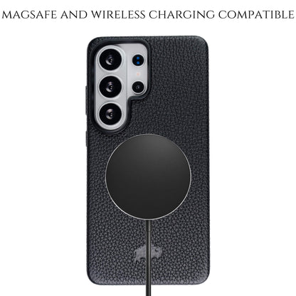 BLACKBROOK for Samsung S26 Ultra Wallet Case, Full Grain Leather, Carter Detachable 2-in-1 Set, Ready for MagSafe Wireless Charging, RFID 4 Card Slots, Magnetic Flip Case