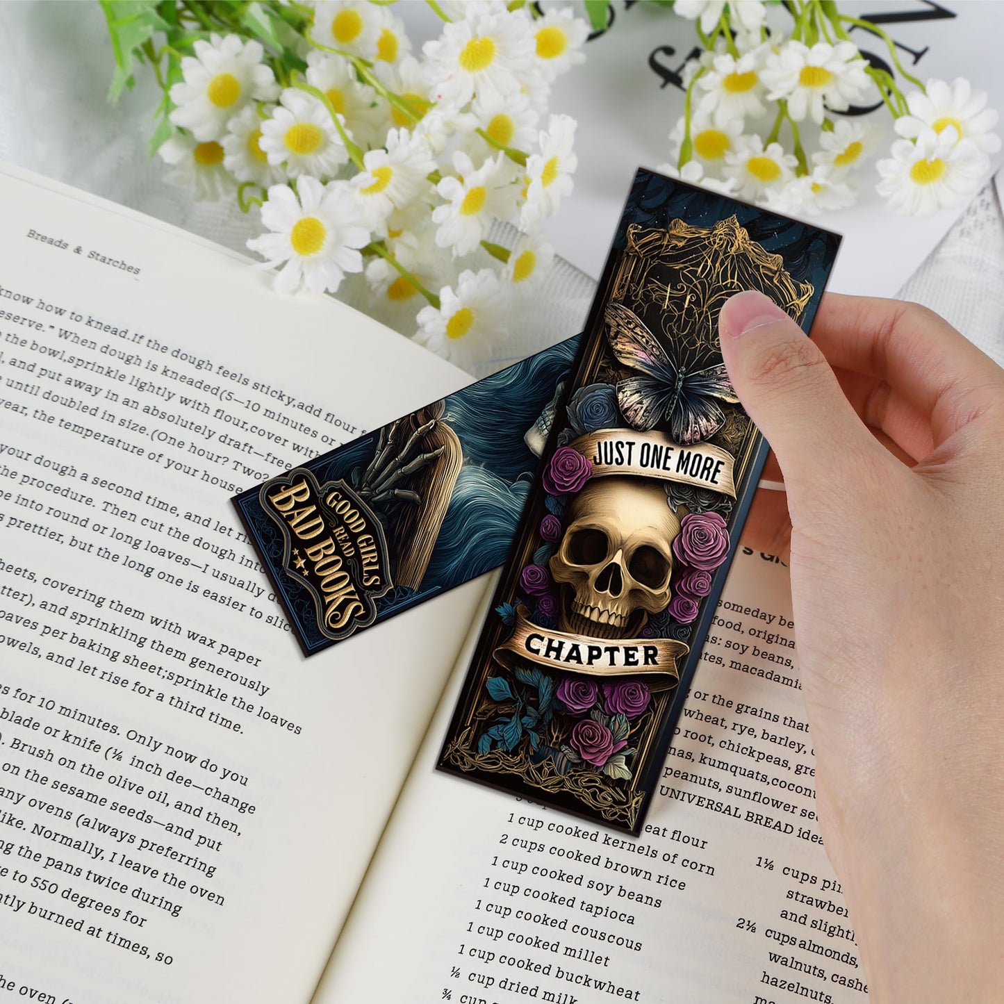100PCS Dark Academia Bookmarks Bulk, Gothic Witchy Horror Book Marks for Reading, Paper Book Marker Clips for Women Men Halloween Christmas Book Club Gifts School Office Supplies