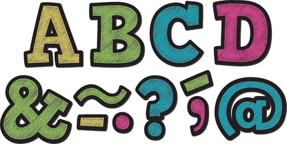 Teacher Created Resources Chalkboard Brights 2" Bold Block Magnetic Letters (TCR77190)