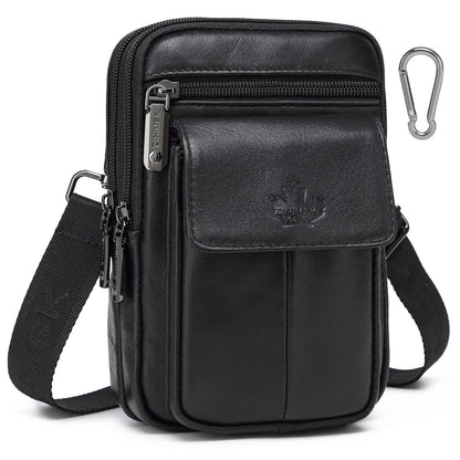 ZZNICK Genuine Leather Cell Phone Holster with Belt Loop